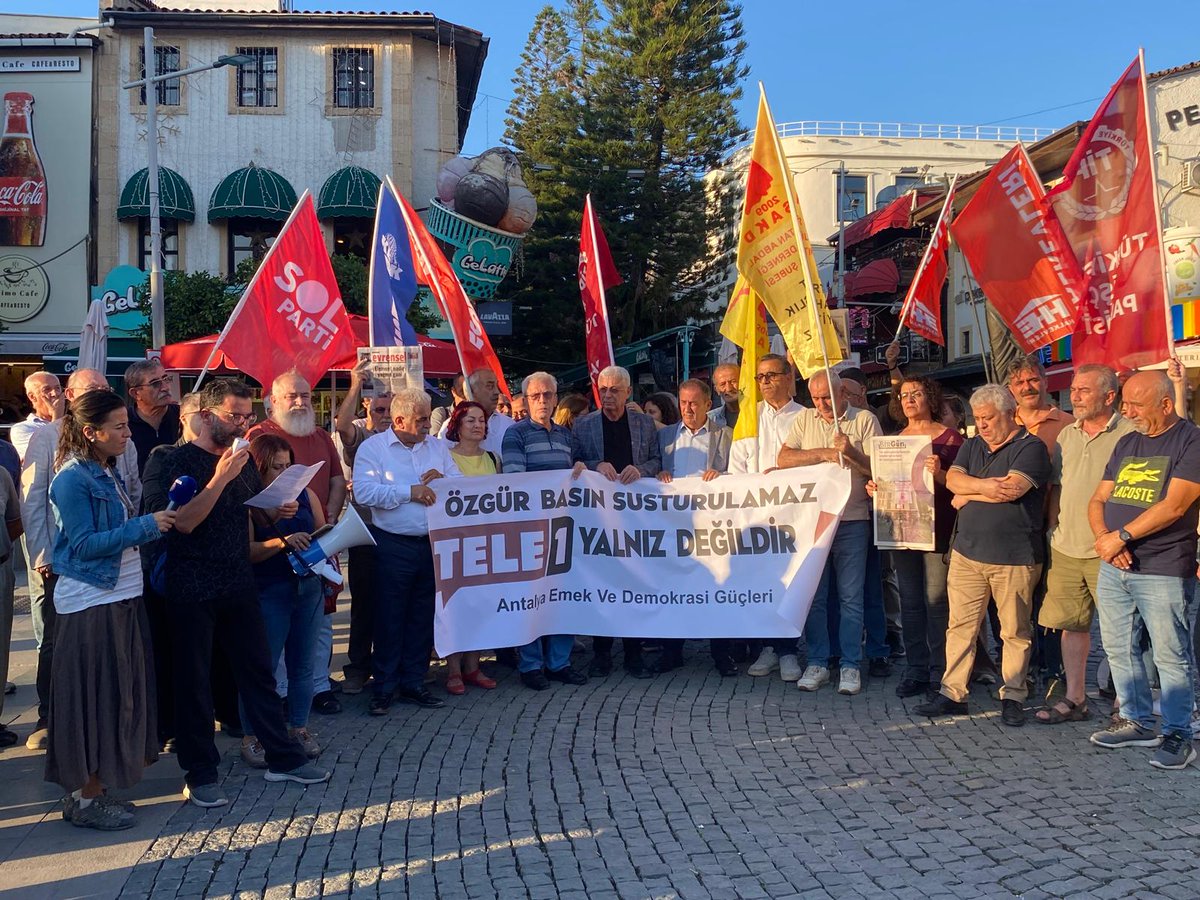 Saray rejimine teslim olmayacağız. Basına ve gazetecilere yönelik baskılara direneceğiz.