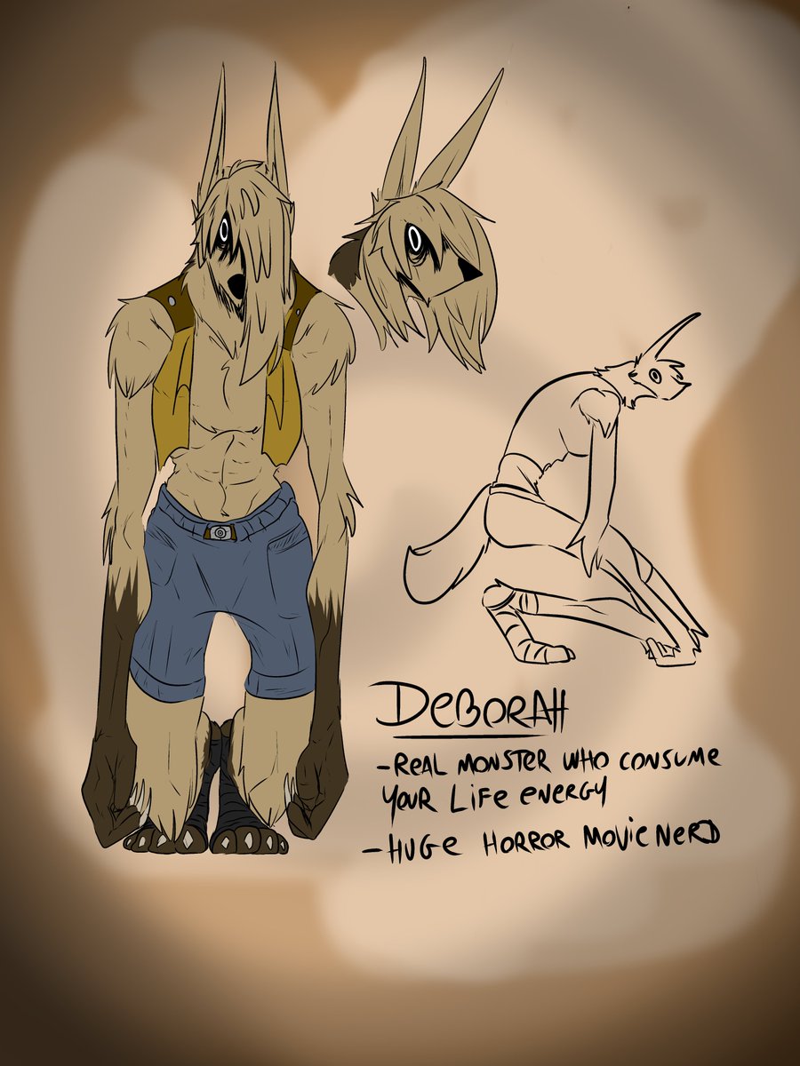 y'know what, say hello to my cryptid gal!
(favorite horror work: Alien)