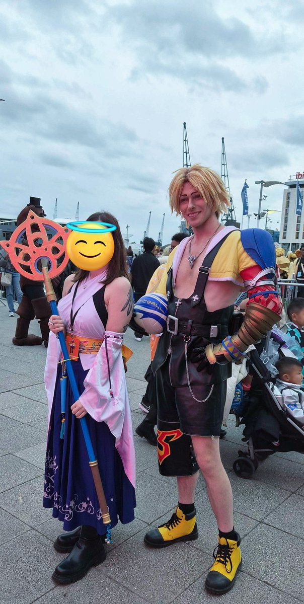 Bumped into Tidus on the way out !! 
.
#mcm #FFX