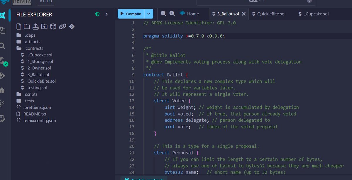 DerinDev_'s tweet photo. Just discovered smart contracts!🤯
They're like self-executing contracts with the terms directly written into code.
No middlemen needed.
This is revolutionary!
#blockchain #web3 #remixIDE #LearningJourney #smartcontract @ethereum https://t.co/5rUOpLYiQN
