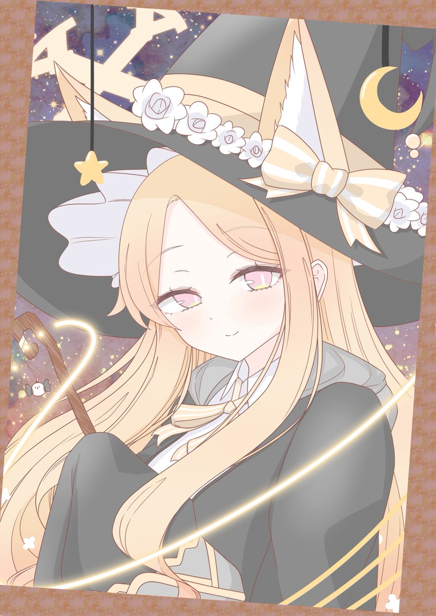 Mochiusa_cocoa's tweet image. ハロウィーンなので魔法セイアちゃん