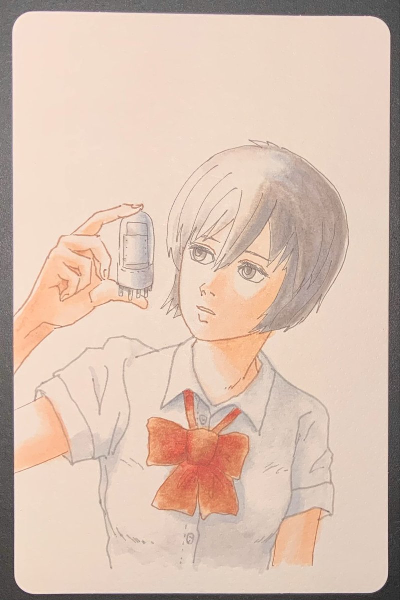 「また背景のコピックがないので これでひとまず終わりなんですけど(左) これをスキ」|喧噪社のイラスト