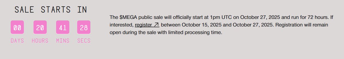 Are you ready? It's around the corner. 20 HOURS n be ready  One ICO u shouldn't miss
<a href="/megaeth/"></a>