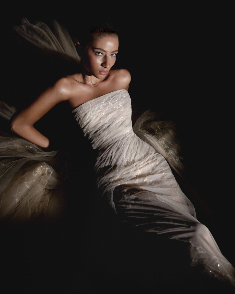 mikhailchamoun's tweet photo. Tulle layered like whispers of light.
A creation defined by form, texture, and the mastery of handwork.
MIKHAIL, reimagining bridal couture.

#MIKHAILBridal https://t.co/wNb96aGZob