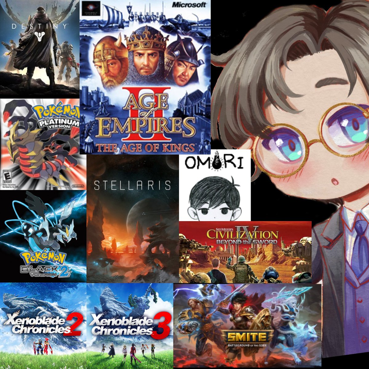 fine.. I'll jump on the trend.

Here's your 10 games to get to know me!