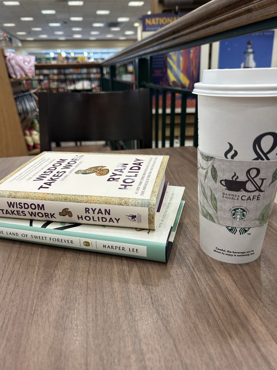 KathrynM101's tweet photo. Visiting bookstores is definitely self-care for me. Itโs good for my heart and soul. Saving you a seat here with my new purchases.
@BNBuzz #BarnesandNoble #wsnc @RyanHoliday @HarperCollins #HarperLee https://t.co/mEAlgeneVw