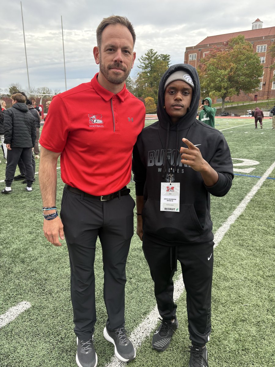 Thankful for <a href="/coach_shank05/">Christopher Shank</a> having me up at <a href="/MuskingumFB/">Muskingum Football</a> this weekend.