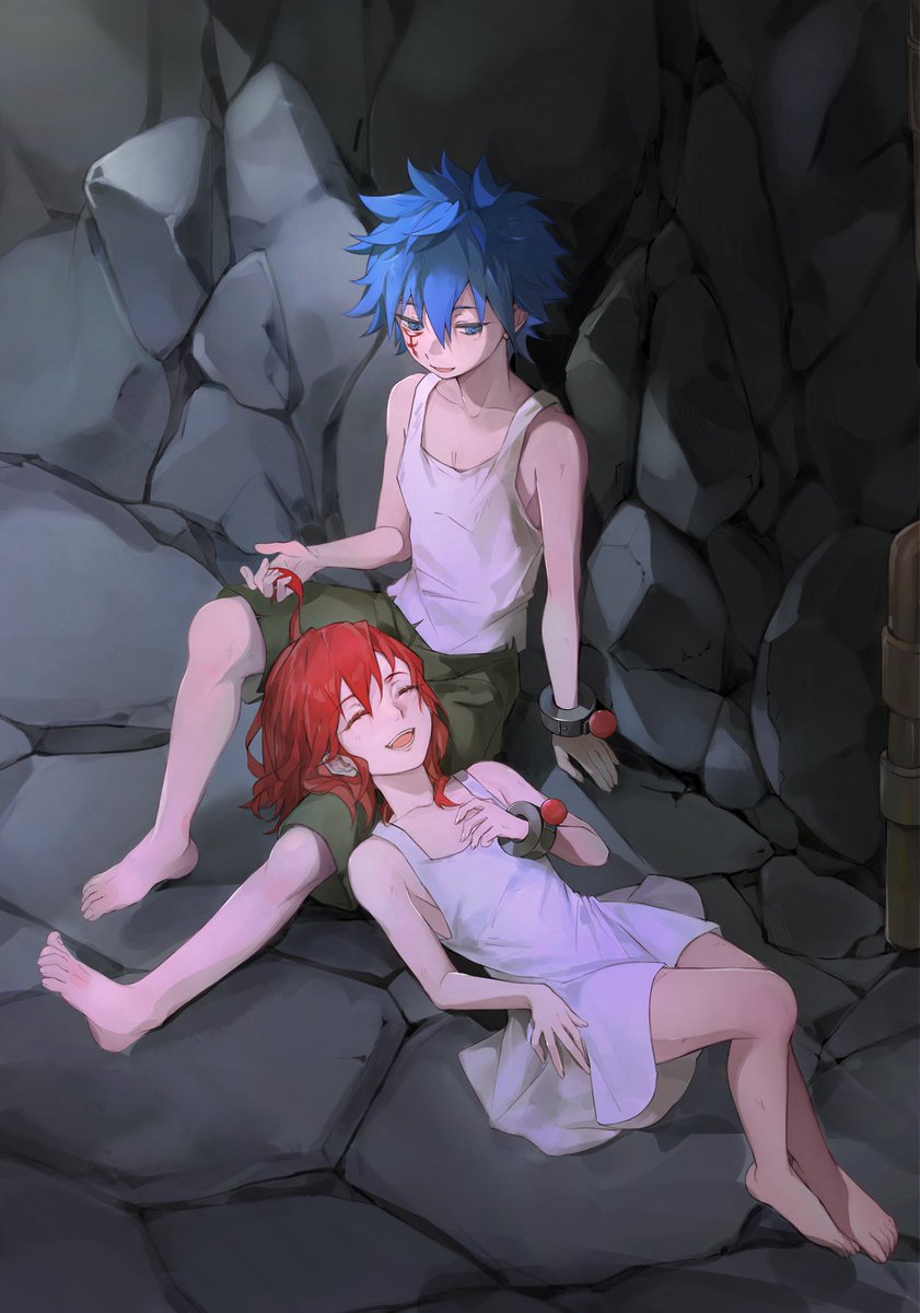 童年💙❤️

是约稿。
#jerza #ジェラエル #Jellal #jellalfernandez #erza #erzascarlet #エルザ #エルザ・スカーレット #FairyTail  #フェアリーテイル