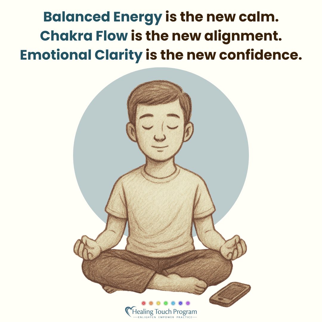 HTProgram's tweet image. Ever notice how loud the world is?
We’re taught to earn peace through burnout.

But what if calm was your natural baseline? 🌿

Healing Touch helps restore balanced energy, chakra flow, and emotional clarity.
➜ healingtouchprogram.com
#HealingTouchProgram