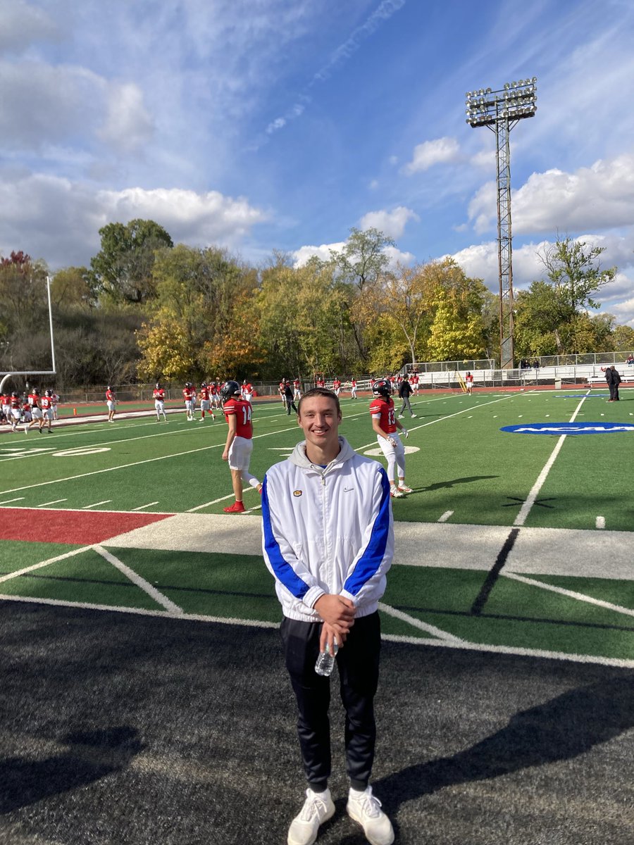 Great win <a href="/WJFootball/">W&J Football</a>. Thank you <a href="/Coach_Sirianni/">Coach Mike Sirianni</a> for inviting me to the game day visit.