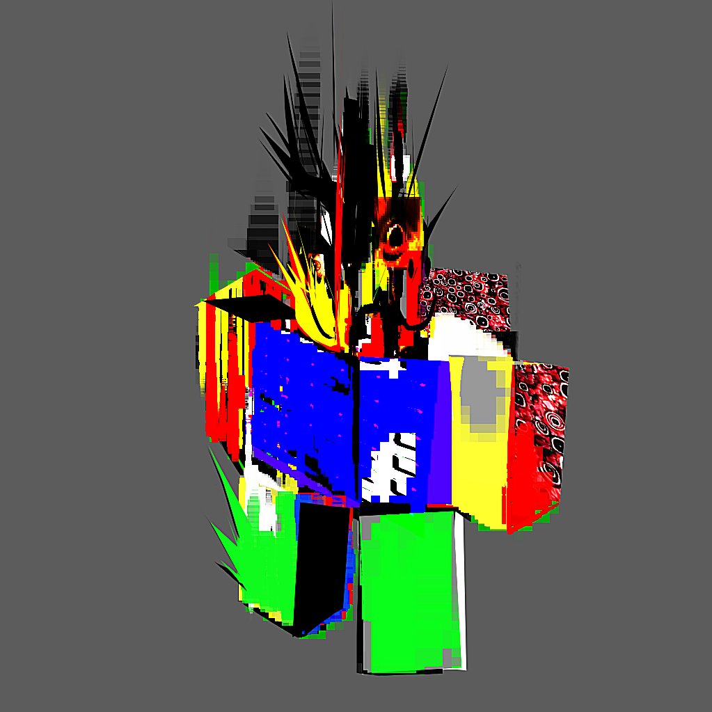 SammyDrawss's tweet image. 2D3 

a Concept design of a Robloxian falling between the 3D and 2D worlds at once.