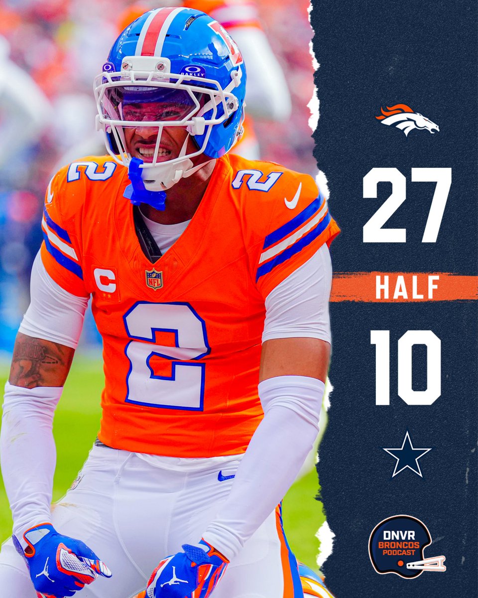 DNVR_Broncos's tweet image. BRONCOS UP BIG AT HALF VS COWBOYS

How we feeling #BroncosCountry 🔥