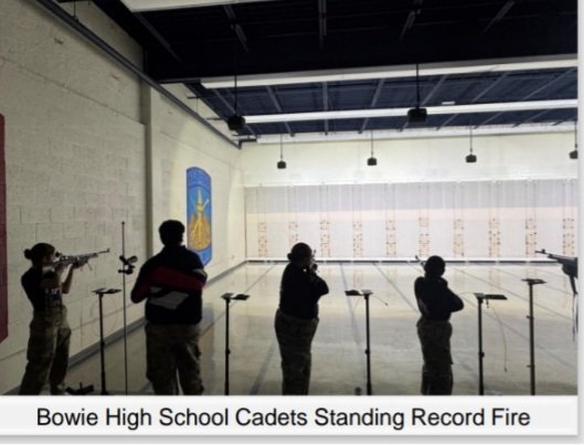 Bullseye, Bears! 🎯
Congrats to our Bowie ROTC cadets for a stellar showing at the 3rd EPISD Shoulder to Shoulder Air Rifle Match!
Big thanks to LTC John Lopez for leading our Bears with dedication and heart. 🐻💪
#BowieROTC #BearStrong