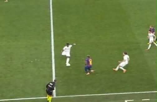 The ball that made Madridistas happier than the goal itself.