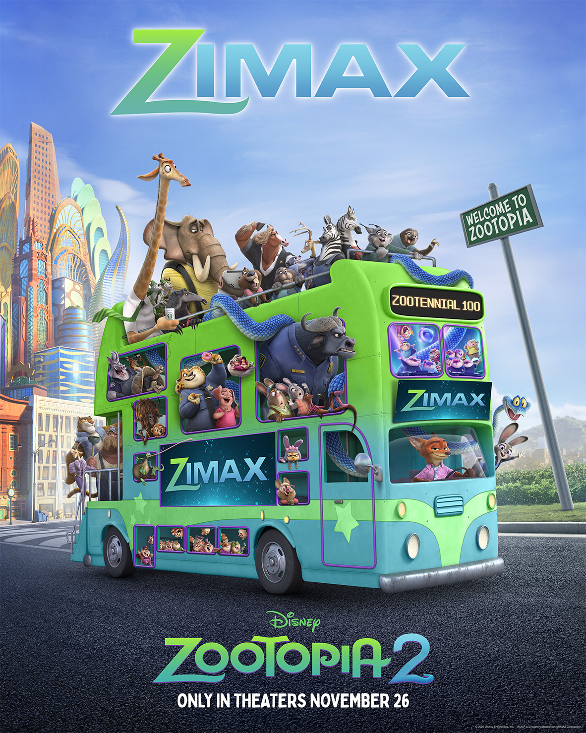 Zootropolis 2 IMAX filmposter