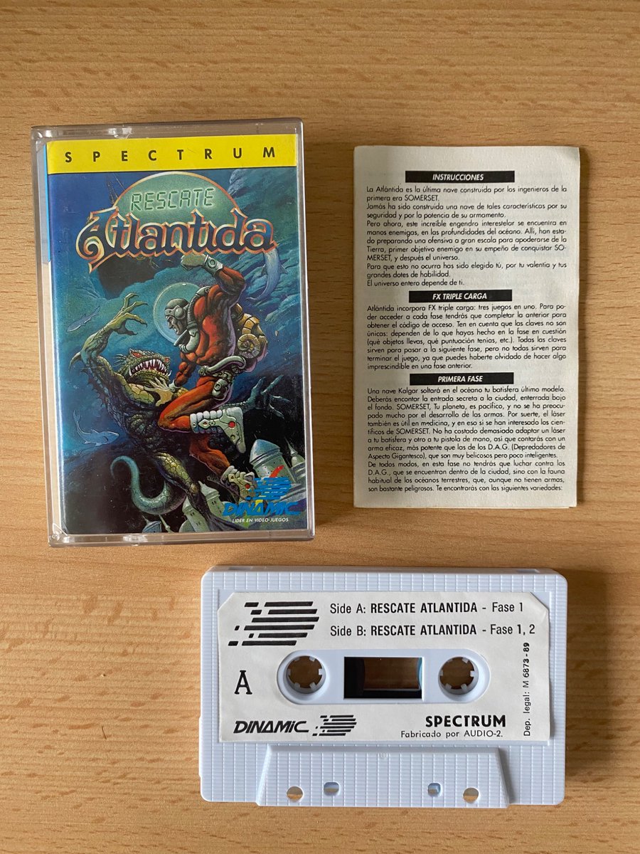 ZXDev2015's tweet image. Tengo estos juegos de Spectrum disponibles. Si alguien está interesado, que me mande Privado 👾
I have these ZX Spectrum games available. If anyone is interested, please PM me 👾
