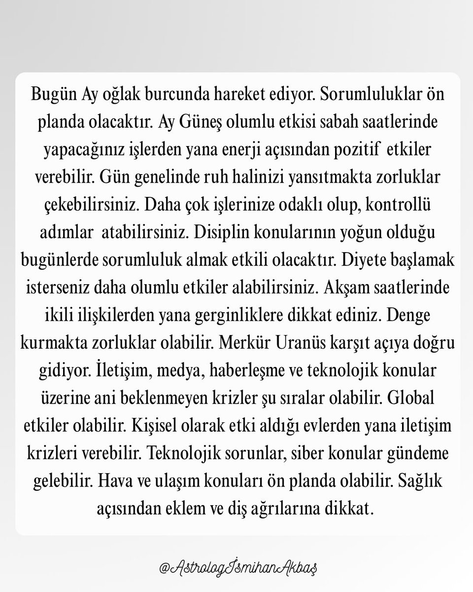 27 Ekim Günün Astroloji Yorumu