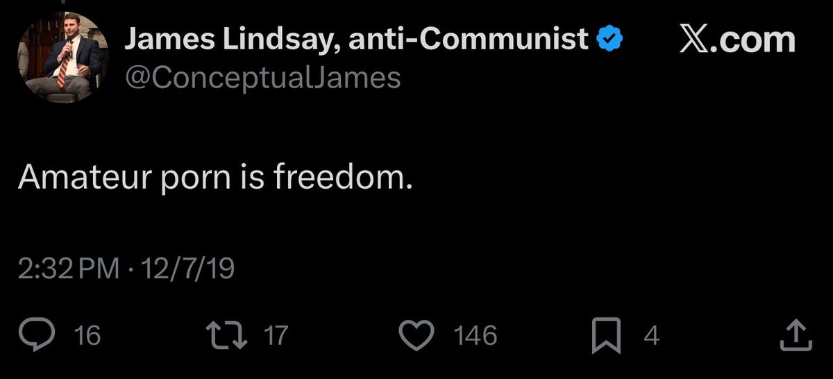 Imagine thinking this man is more conservative than a Christian pastor.