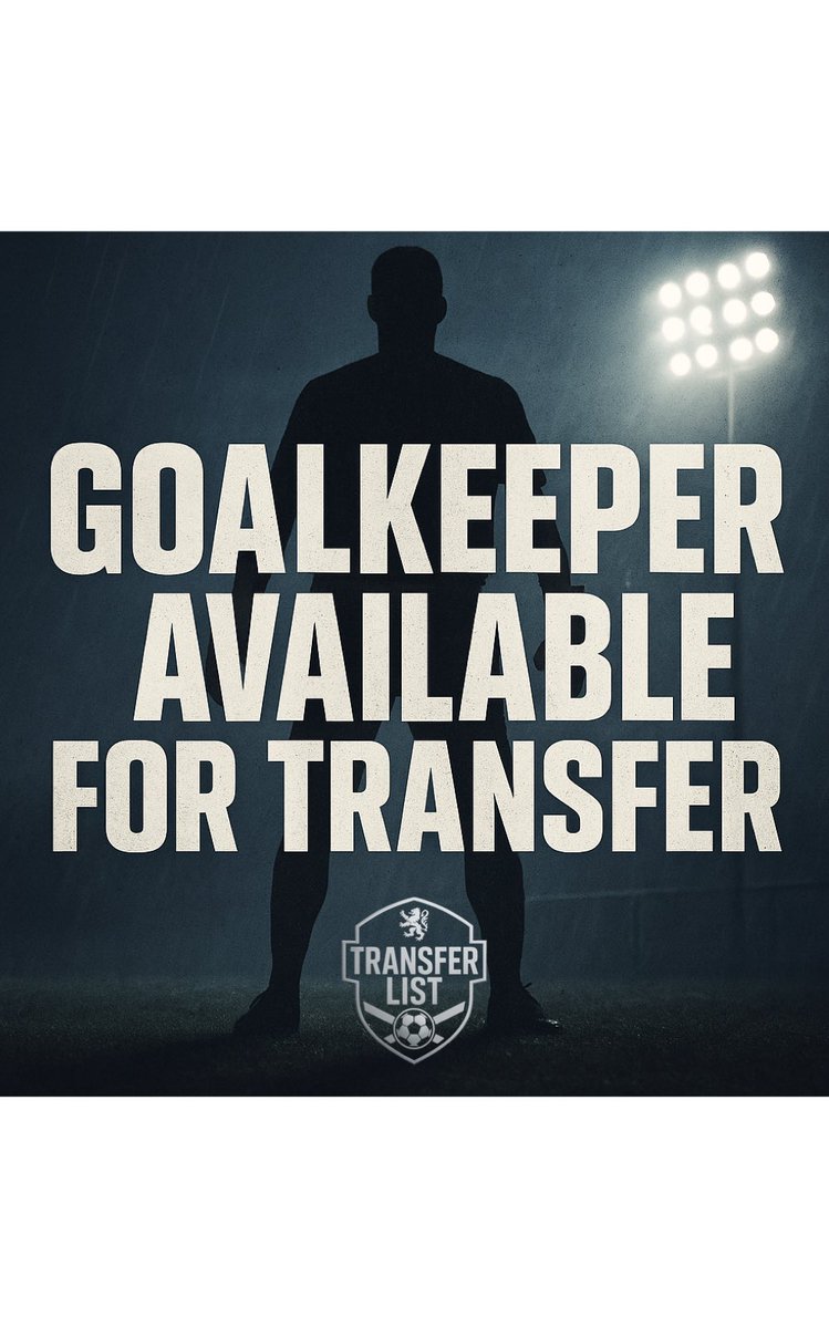 𝐓𝐑𝐀𝐍𝐒𝐅𝐄𝐑 𝐋𝐈𝐒𝐓𝐄𝐃

19 year old <a href="/CambuslangGers/">Cambuslang Rangers FC</a>  𝐆𝐨𝐚𝐥𝐤𝐞𝐞𝐩𝐞𝐫 Adam Daly has been made available for transfer. 

Adam has experience at WOS second division level and pro youth. 

Any interested parties, please contact Cambuslang directly 

#TransferListed