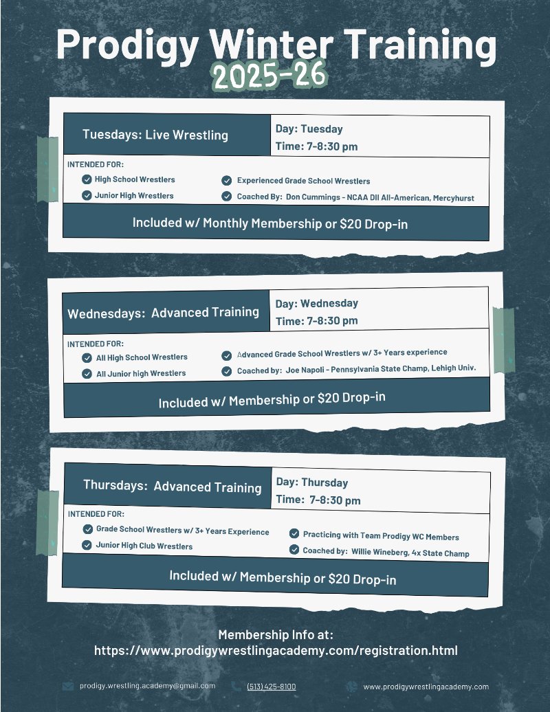 Prodigy Wrestling tweet media