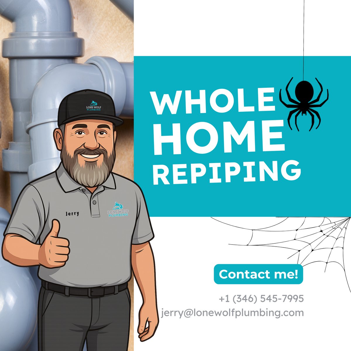 LoneWPlumbing's tweet image. 💧 Whole Home Repiping Services 🛠️🐺

📍 Serving Katy, TX &amp;amp; surrounding areas
 📞 Call us today at (346) 545-7995

#RepipingExperts #PlumberKatyTX #LoneWolfPlumbing #TexasPlumber