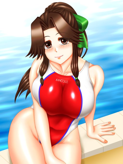 競水神通 #艦これ 