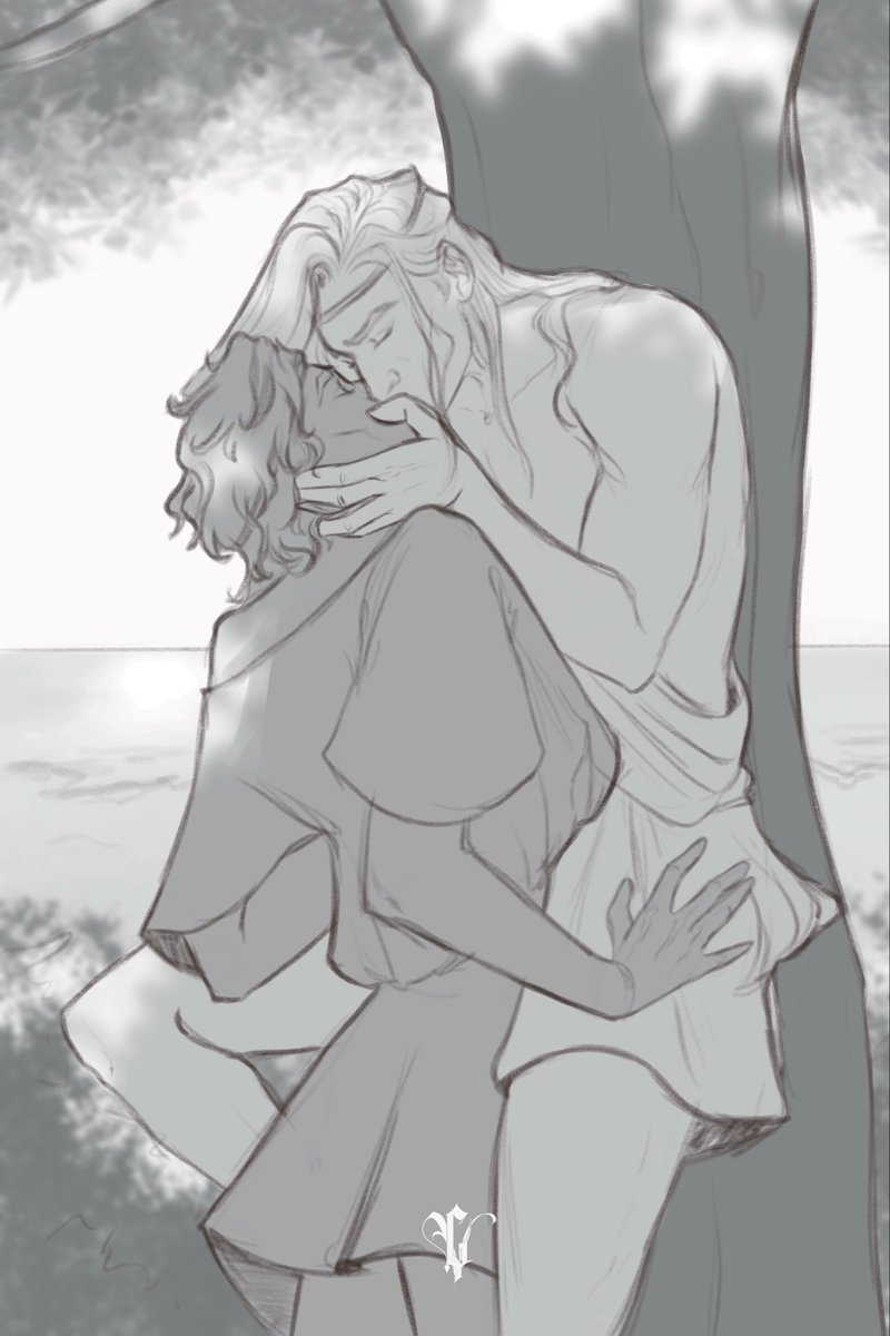 I’m alive, I swear! I’ve been busy with commission work and making new goodies for the shop! (Updates coming soon) ~ but I’ve been wanting to reread Song of Achilles so I decided to do a lil piece of my fave boys 🥺 #tsoa #patrocilles