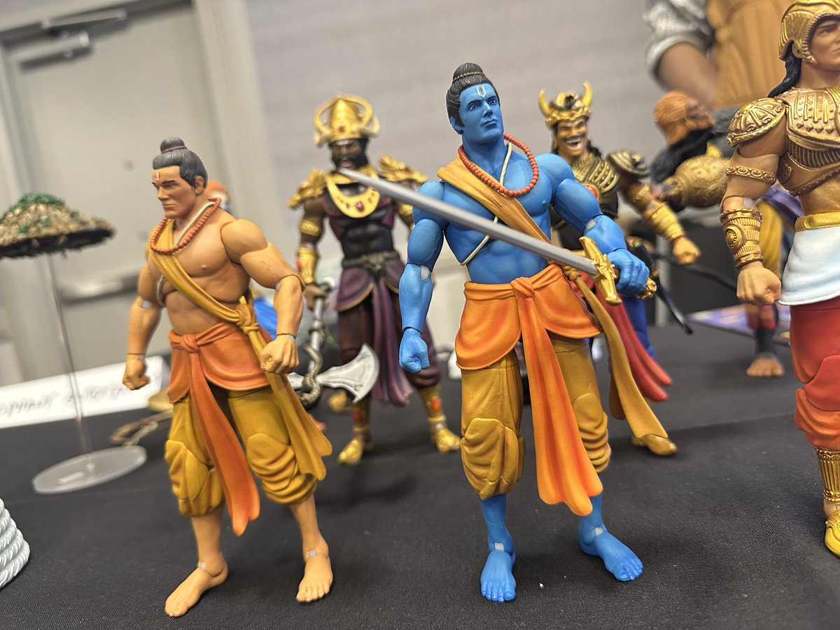 toybroreviews's tweet image. Legends of the Ramayan on display at Titans Toy Expo.