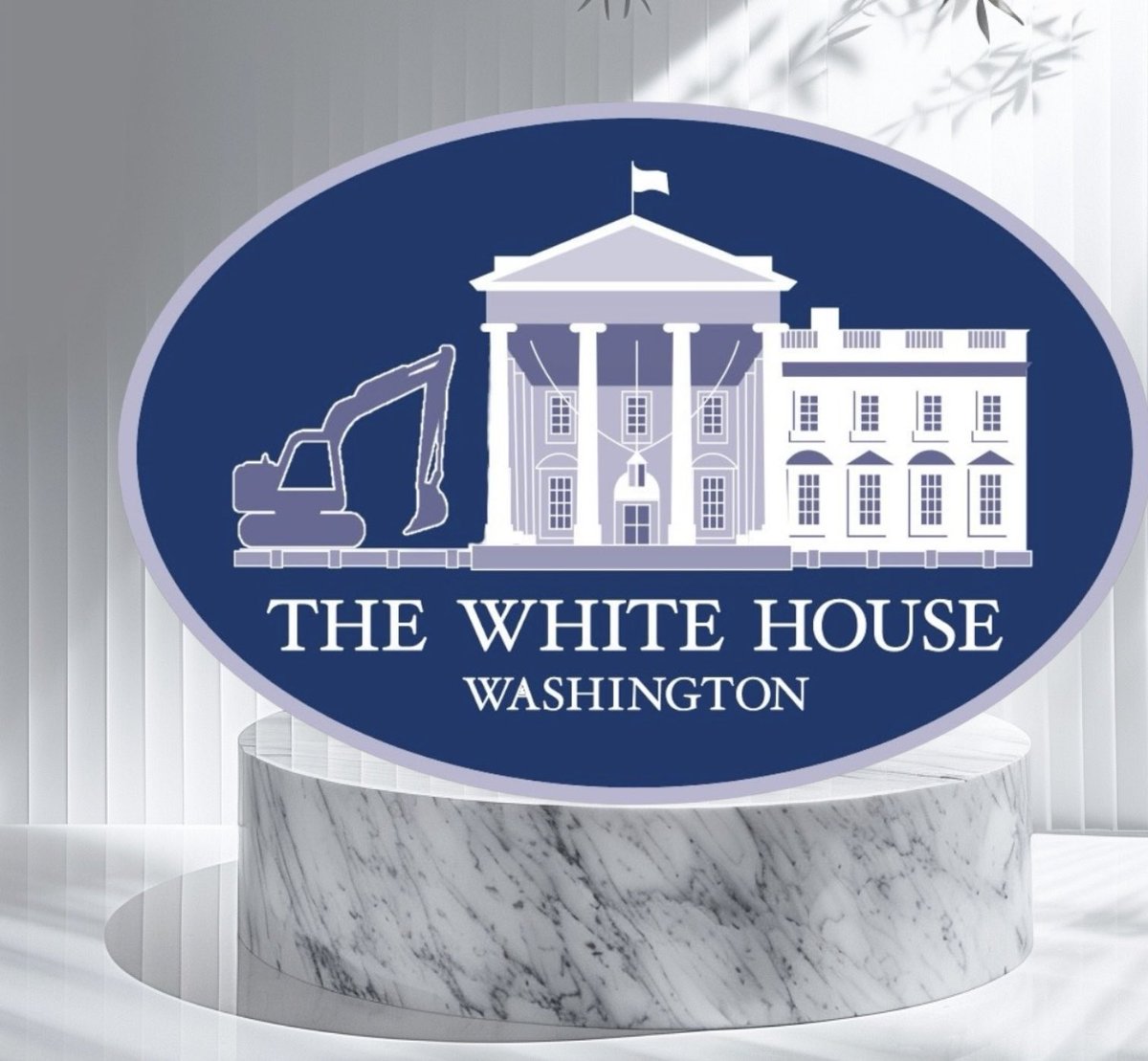 The White House reveals their new logo.