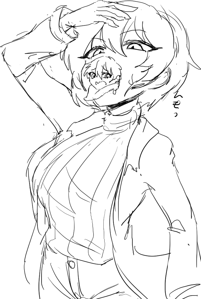 お題箱描いてたけどなんかちがってしまった。
まぁこれはこれでいいのかな? 