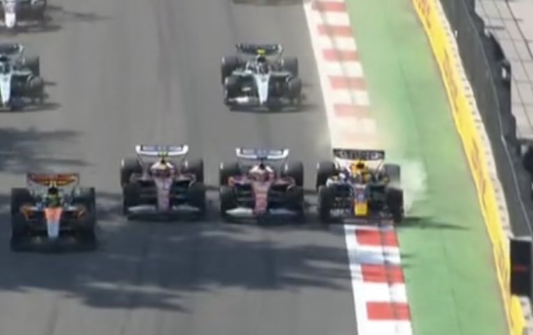 People will see this and tell you Leclerc should be penalized for driving off track instead of turning left and crashing into Verstappen, or turning right and crashing into his teammate 🤣