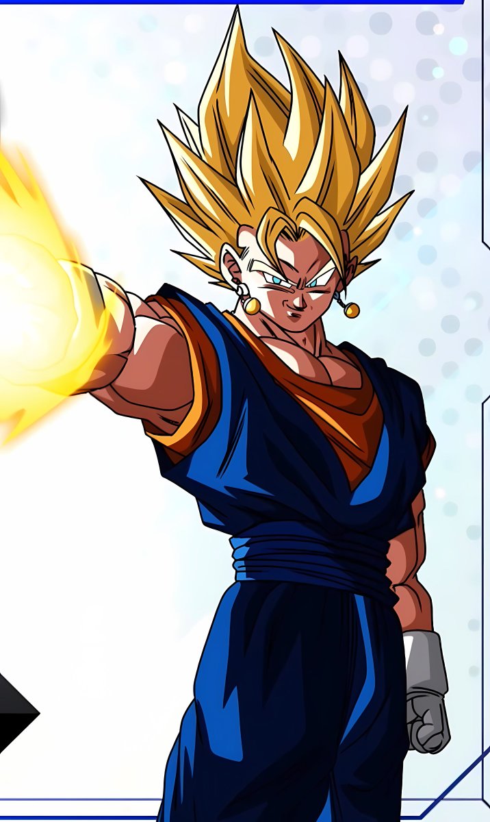 EDbz11's tweet image. 超ベジットのイラストを拡大してみた
#DBSDV