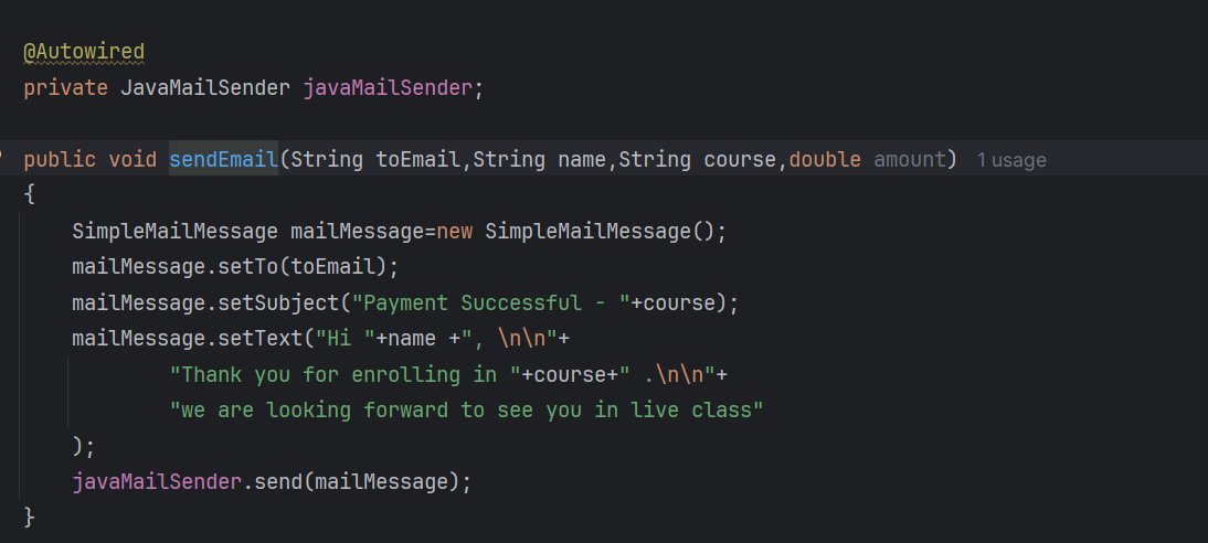 MayankSang253's tweet image. 🚀 Day 3 | Java Full Stack (Microservices Phase)
-&gt;Payment Gateway API for transactions
-&gt;Notification Service to send updates after successful payments#Java #SpringBoot #Microservices #PaymentGateway #NotificationService #BackendDevelopment #FullStackDeveloper #100DaysOfCode