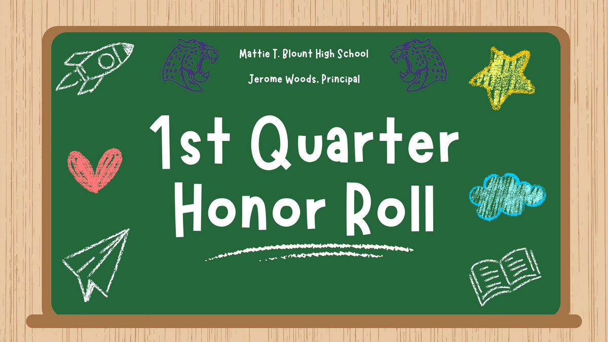 BlountLeopards's tweet photo. Leopards, join us in celebrating our 1st Quarter Honor Roll students! Your commitment to excellence in the classroom has truly paid off. Keep up the amazing work! 🐆💜

#LLTW #GoLeopards https://t.co/oH8j6vq6YP