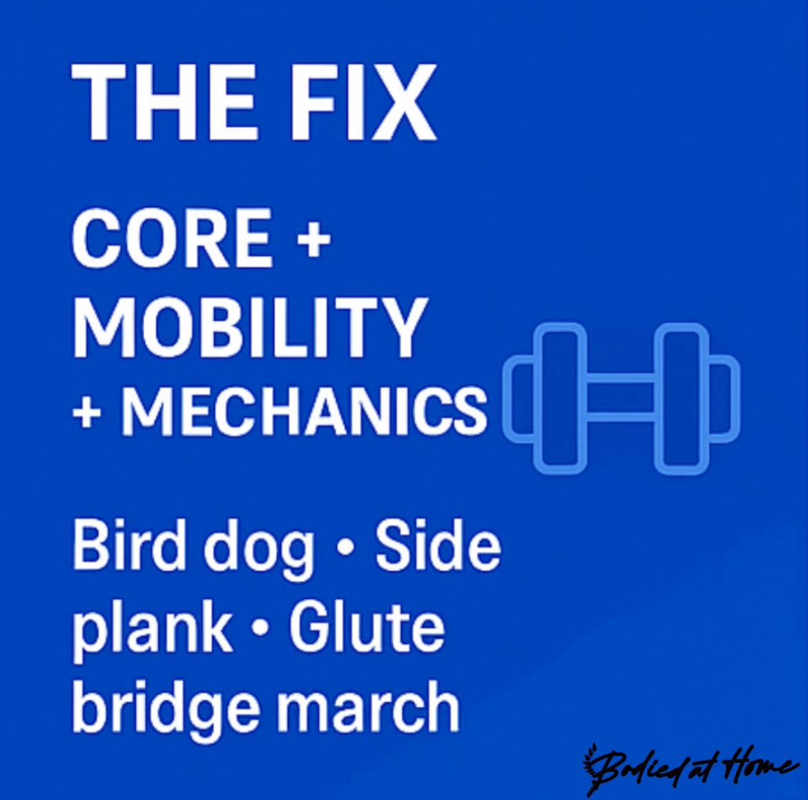 DrPrinceDc's tweet image. Lifting ruins your back.
False

Backs fail when we skip the basics: core control, mobility, and mechanics

Build strength to protect your spine—don’t fear it.

When you’re ready to lift smarter (and safer), DM “mobility” for my free back-pain demo.