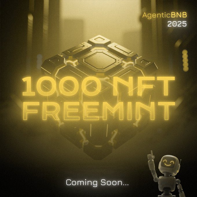 🕵️ Free Mint on <a href="/BNBCHAIN/">BNB Chain</a> Coming Soon! <a href="/AgenticBNB/">AgenticBNB</a> 

Only 1000 NFT Node and i’m delighted to announce giving out some GTD and FCFS spots

• Follow <a href="/AgenticBNB/">AgenticBNB</a> <a href="/degenboyy/">DEGEN-HUSH.btc</a> <a href="/hushbills24/">HUSHBILLS🪄</a>
• Like and repost 
• Drop your wallet for WL