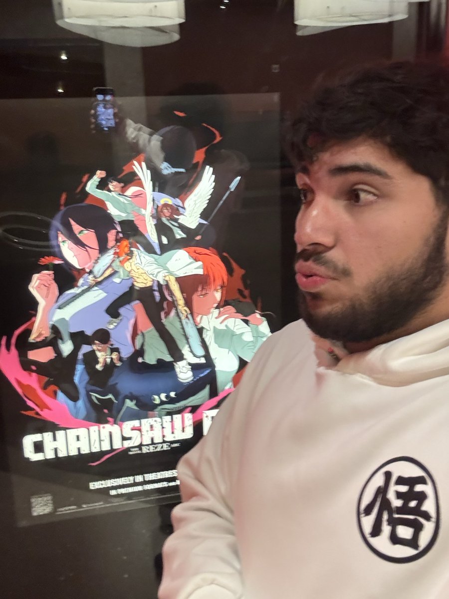 I finally saw the movie (fully) and it was definitely peak CINEMA! #chainsawman