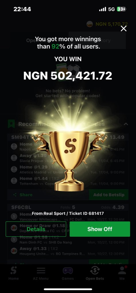 So sad I lost my account same night with this boom 

Drop your winning ticket in the cs 🎉🎉🎉🎉🎉