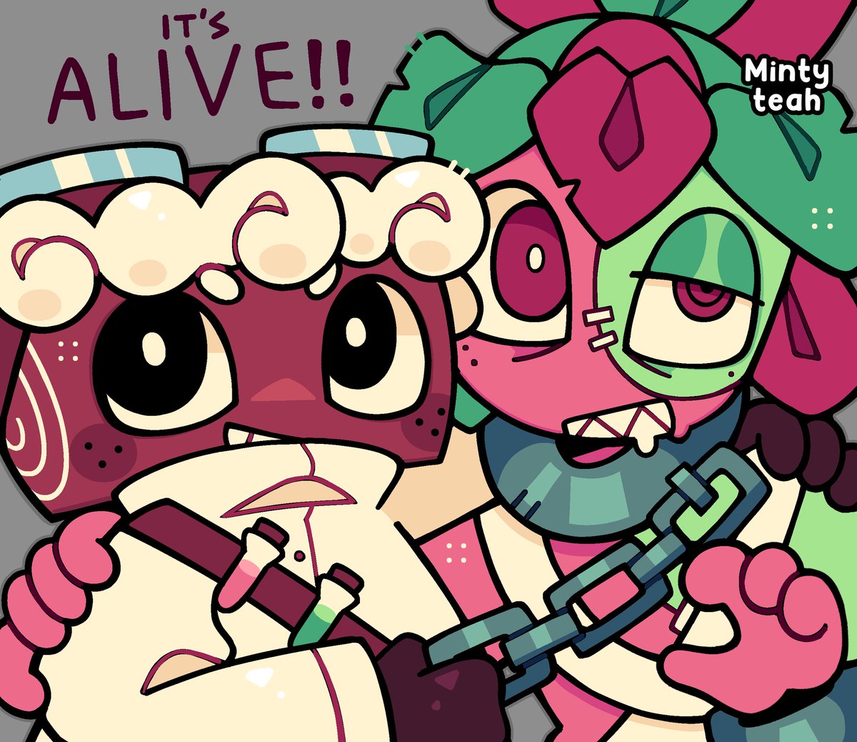 Go my fagstein #dandysworld