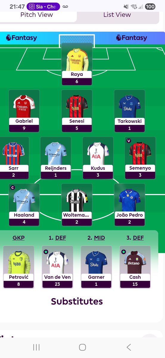 Matthew Price football genius. More points on the bench than the starting 11 and got 8 points on bench boost when I wildcarded this lot in.