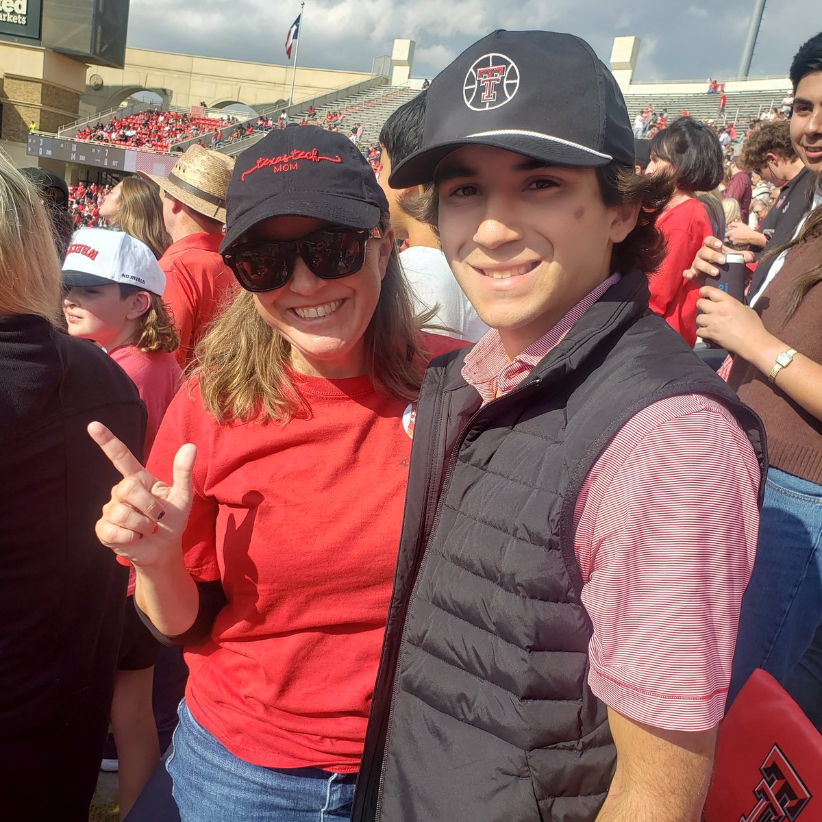 KoehlerBecky's tweet photo. Texas Tech Family Weekend and honoring the best Red Raider! #wreckem #alwaysaredraider #redraiderforlife https://t.co/7LL9bSThrd