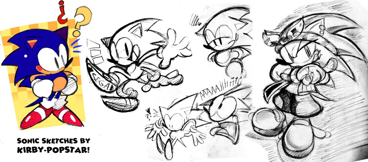 Sonic old sketches