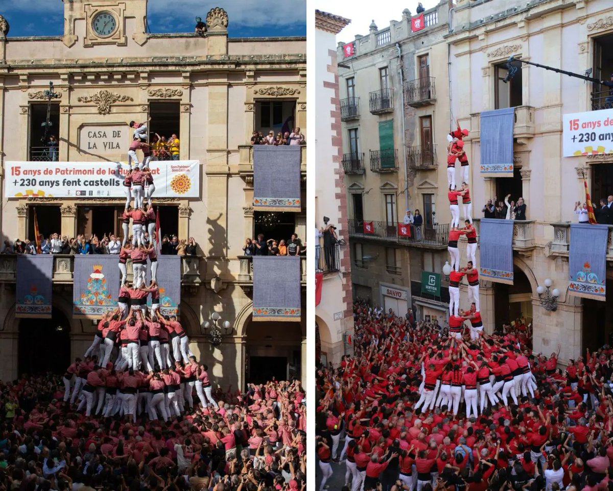 Hi ha coses que només passen a Valls.
▶️ La crònica, les dades i els vídeos de Santa Úrsula:
✍️<a href="/quicodomenech/">Quico Domènech</a>
👉revistacastells.cat/2025/10/hi-ha-…
#castells #castellers