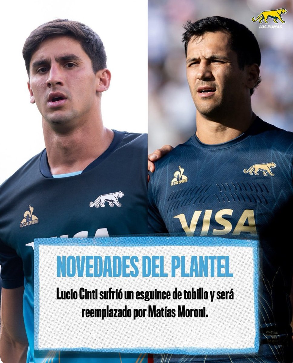 #Rugby 🇦🇷 #LosPumas 

Vuelve