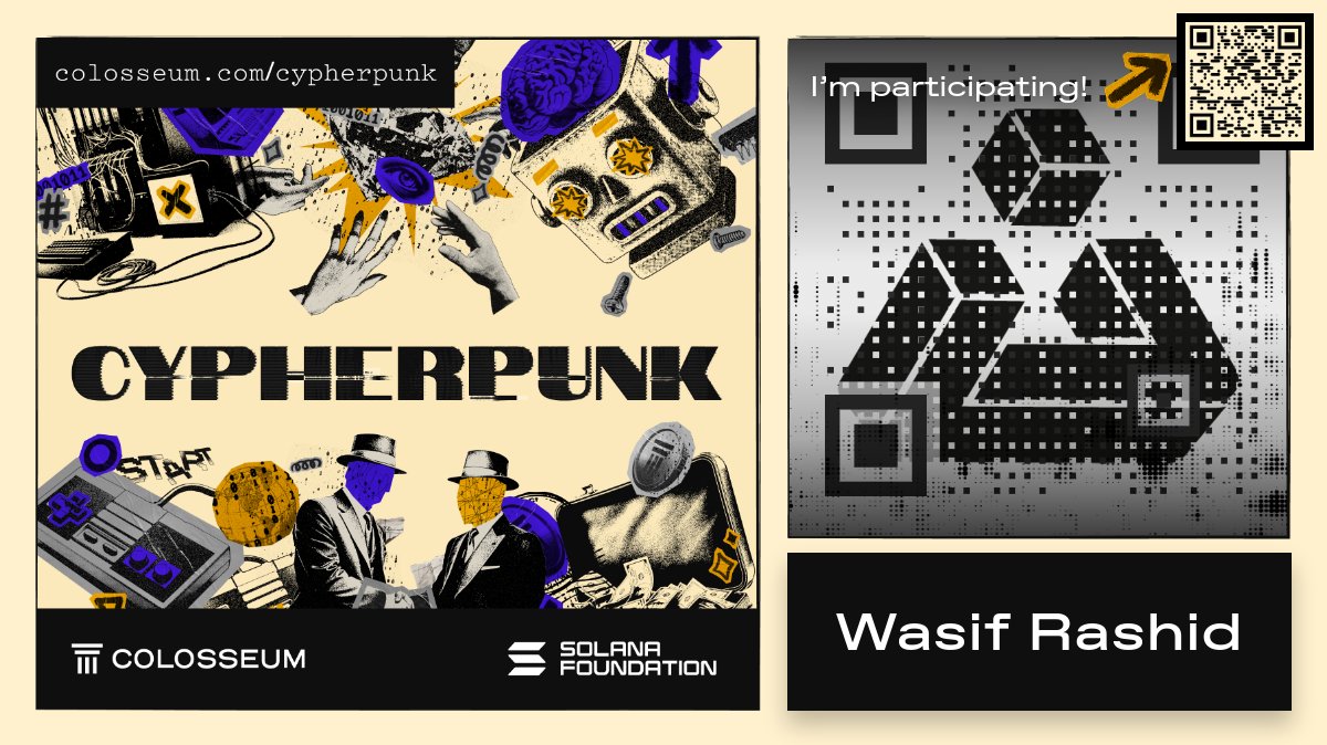 wasifRagebait's tweet image. We&apos;re building @_Bulwark for Solana Cypherpunk Hackathon 2025, powered by @colosseum 

w/ the dream team (aka The Knights of the Night 🛡️)
Engineering @n4beel1 
Design @SalmonAnsare 
Modelling &amp;amp; strategy @Aaabdd21 @CyberGul 
Accelerated by @ShipyardPAK
