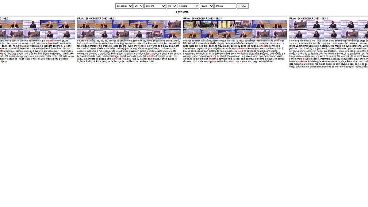 Zorana Mihajlovic na <a href="/PrvaSrpskaTV/">PRVA</a>
u akciji protiv <a href="/AnketnaKomisija/">Anketna komisija</a>!