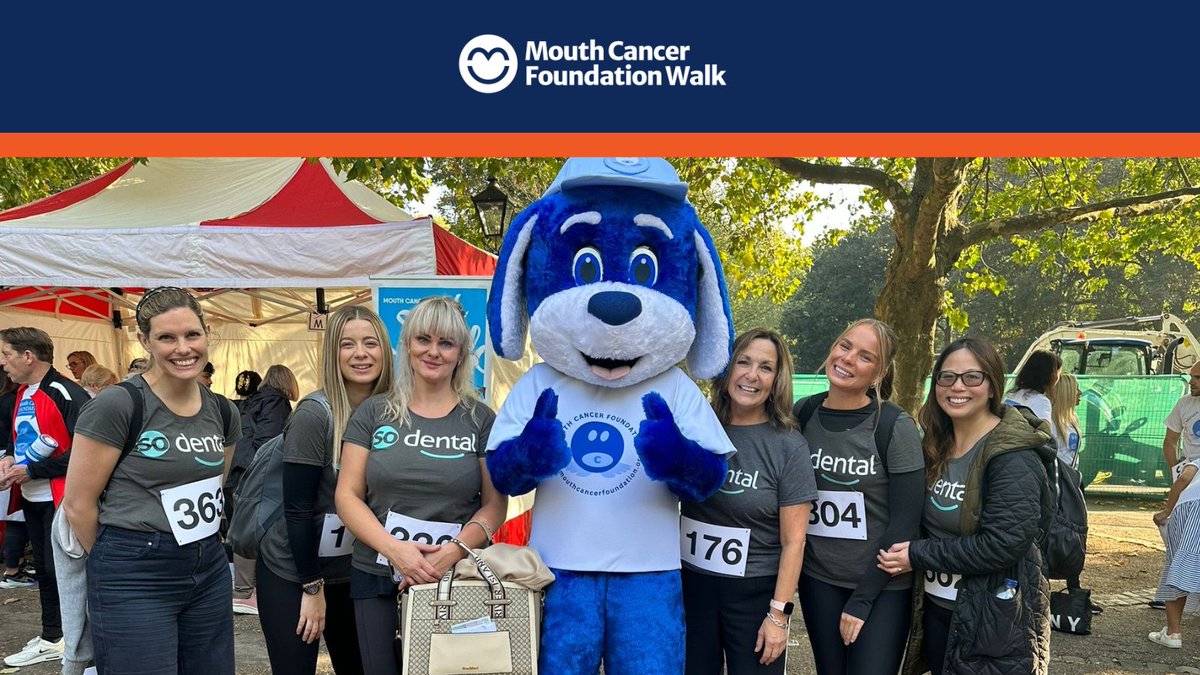 We would love to hear from dental practices that have signed up to the Mouth Cancer 10 KM Awareness Walk From Home.  Send in your team photos…#walkformouthcancer #mouthcancerwalk #awareness #dentalprofessionals