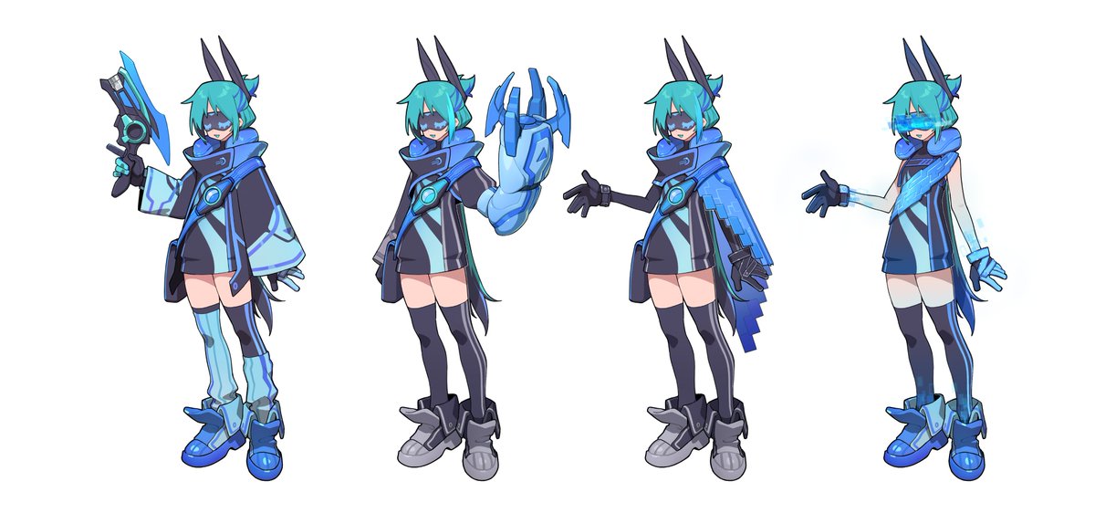 仮面ライダーゼッツ #ライダー少女 blue