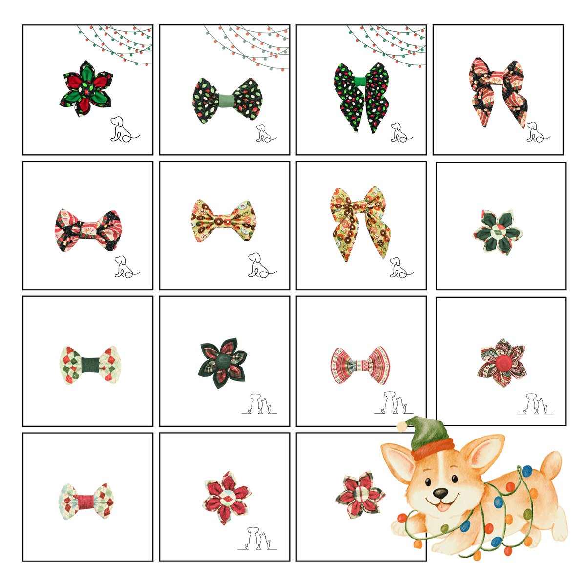 Dress your pup for the holidays in style! Our Christmas Dog Collar Flower &amp; Sailor Bow Tie are the perfect festive accessories for your pet’s #Christmas outfit. 🐾  
 etsy.me/4oBsf6N via <a href="/Etsy/">Etsy</a> 
#wiseshopper #twitterdogcommunity #craftbizparty #dogsoftwitter #DogLovers