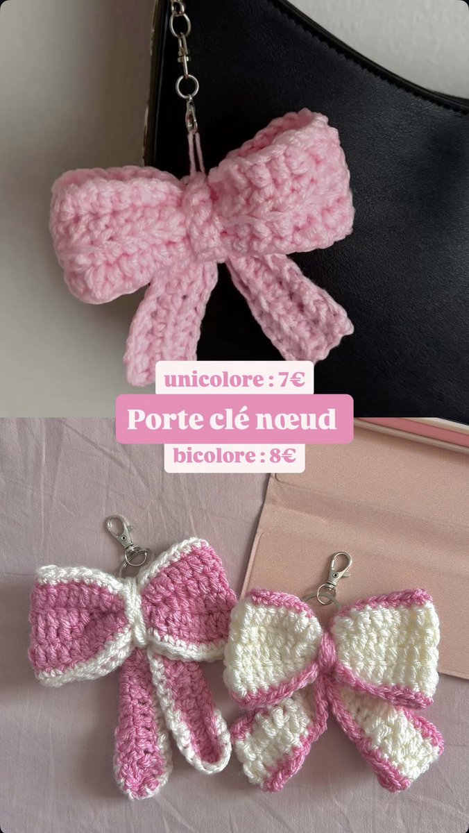 shzukuuu's tweet image. p’tit thread récapitulatif de ce que je propose en crochet avec les tarifs 😜😜😜

(commandes par dm sivouvoulé)

instagram.com/mllsss.crochet…